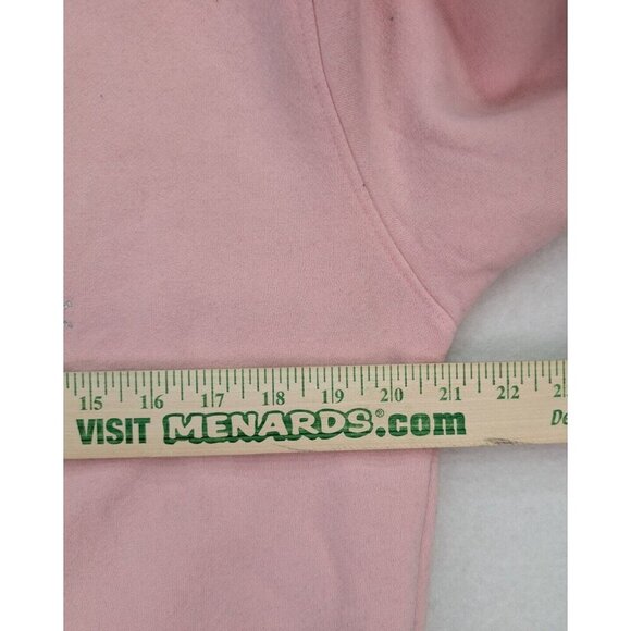 King Universal Women's Sweatshirt Size M Pink Crewneck Snowflake Tree - Picture 8 of 13